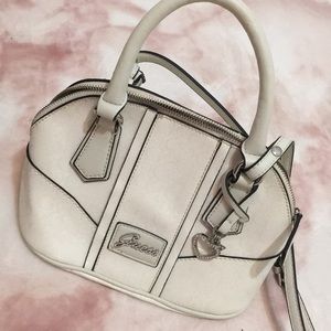 White Guess Crossbody Handbag